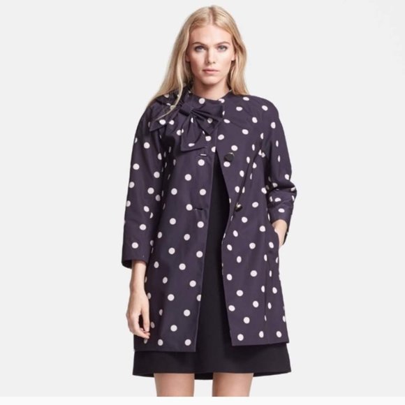Kate Spade New York Polka Dot Dorothy Rain Coat XL - Picture 2 of 10